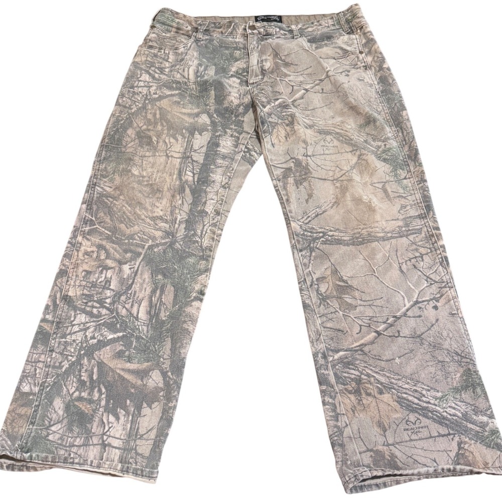 Realtree Xtra‎ Camouflage Pants Mens 38x32 Cotton Canvas Straight Leg 5458-5-RT